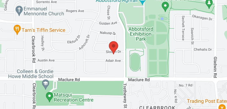 map of 32352 SLOCAN DRIVE